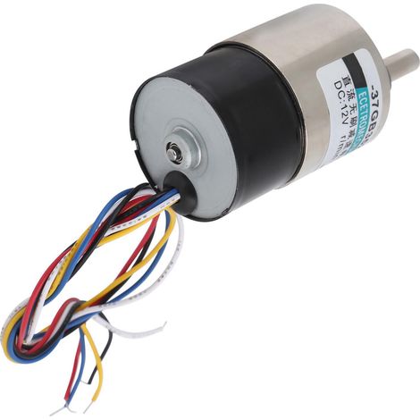 Bürstenloser Motor mit niedriger Drehzahl, inklusive Halterung und Drehzahlregler, CW/CCW, DC12V, XD-37GB3525, 200 U/min (1/5)