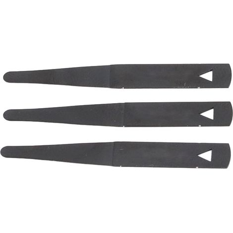 Jeu de 3 lames de réparation BGA en acier ultra-minces anti-oxydation pour la réparation et la maintenance des puces CI (1/5)