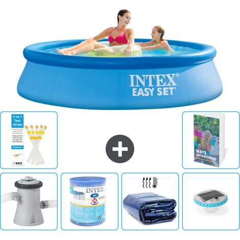 Intex Piscine Easy Set Ronde - 244x61 cm - 7-pièces S275 (1/5)