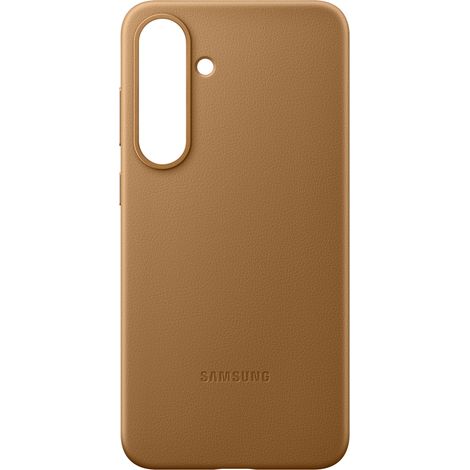 FUNDA CUERO DORADA S25+