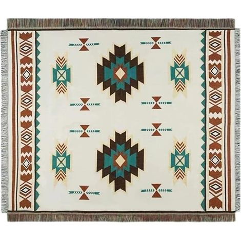 Tapis de pique-nique, tapis d'extérieur, accessoires de camping, nappe de pique-nique, équipement, tapis imperméable, style ethnique (1/5)