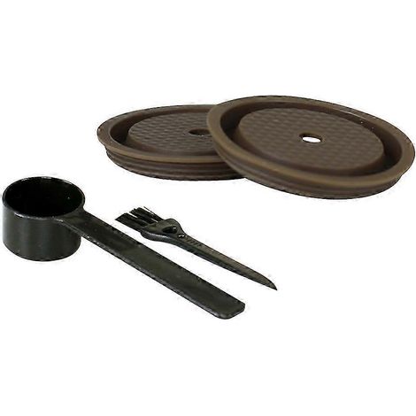 Bouchons de capsules réutilisables, capsules Nespresso rechargeables et manchons en silicone réutilisables compatibles avec les machines à café Nespresso Vertuoline et Vertuo (lot de 2). (1/5)