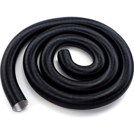 Tuyau gaine flexible aluminium 25mm/42mm/60mm/75mm système chauffage stationnement air diesel, compatible caravane, camping-car (1/5)