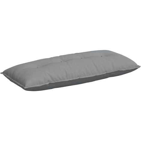 Coussin de Dos Gris clair 120 x 19 x 50 cm tissu (1/5)