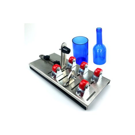 Coupe‑bouteille en acier inoxydable – Découpeur de verre pour bouteilles de vin ou bière – Outil manuel pour créations DIY (1/4)