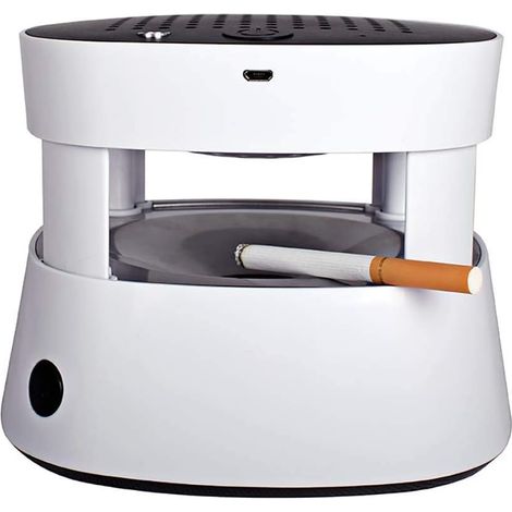 Cendrier Sans Fumée Purificateur D'air Multifonctionnel Avec Briquet Purificateur Déodo D'air Plateau De Table Maison Bureau (1/5)