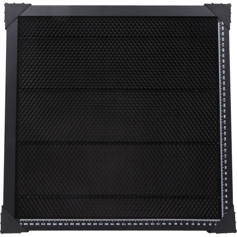 Lasergravierer-Arbeitstisch-Set mit Stahlschneidplatte, Schneid- und Gravierbett mit schneller Wärmeableitung und Aluminiumplatte 400 x 400 mm (1/5)