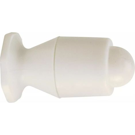Butoir de porte nylon blanc - 68 mm
