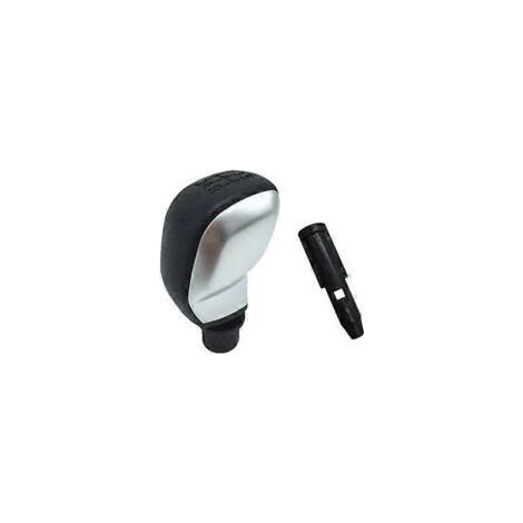 Pomo de palanca de cambios de 5 velocidades en negro y plata para 605 406 205 407 XSARA-Crezuo