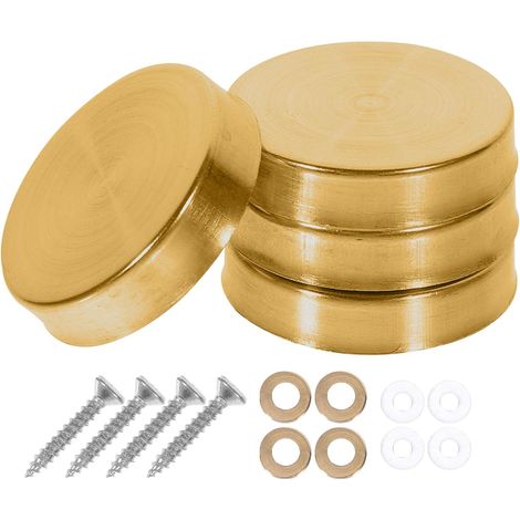 VILLCASE Lot de 20 capuchons décoratifs en acier inoxydable effet (1/5)