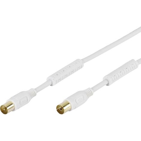 Vivanco Antenna, SAT Cavo 3 m Bianco (1/2)