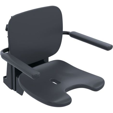 HEWI 802.51.14660 SIÈGE SUSPENDU Premium, découpe murale (1/2)