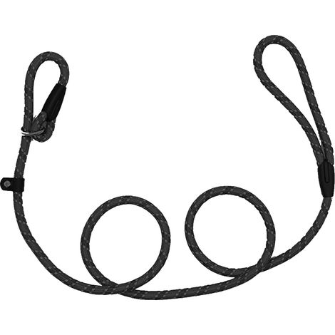 1 Laisse coulissante, réglable, anneaux glissants, poignée ergonomique, pour chiens petite et moyenne taille (1/5)