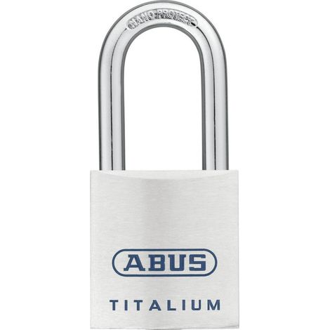 Vorhangschloss-TITALIUM Breite 40mm, hoher Bügel, 80TI/40HB40 (1/5)