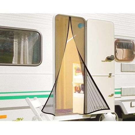 Magnetisches Moskitonetz für Türen 80 x 200 cm – Polyestergewebe – Automatischer Magnetverschluss – Insektenschutzgitter für Wohnmobile (1/5)
