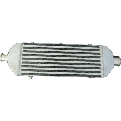 Intercooler, 400mm x 155mm x 60mm, Diamètre d'entrée 59mm, Construction entièrement en aluminium, Compatibilité universelle, Conception à barres et plaques (1/5)