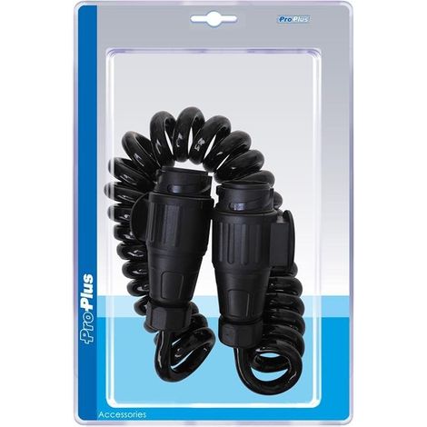 Cavo spiralato 3,5M 13 fili con 2x spine 13 poli PVC in blister (1/3)