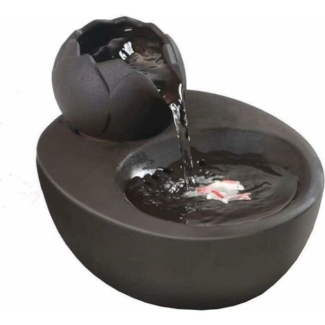 Intelligent Cat Ceramic Water Fountain for Pets and Cats Quiet Electric Water Dispenser Pet Supplies (Nior)