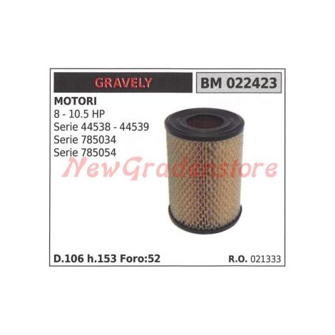 Luftfilter GRAVELY Motor 8 - 10,5 PS Serie 44538 44539 022423