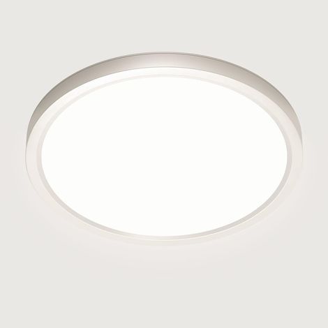 Plafoniera LED, Lampadario 28W 4500K, Lampada da Soffitto LED Moderna Bianco Neutro per Bagno, Impermeabile IP44, 22CM, Adatta per Bagno, Camera da Letto, Cucina, Soggiorno, Balcone, Corridoio [Classe (1/4)
