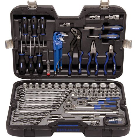 Projahn 1/121,92 Cm + 3/243,84 Cm + 1/60,96 Cm 122 Pezzi 39048201 Projahn Professional Universal Cassetta Degli Attrezzi (1/4)