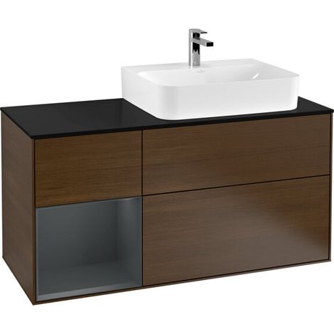 Villeroy & Boch G142HGGN Meuble sous-lavabo Finion G14 (1/2)