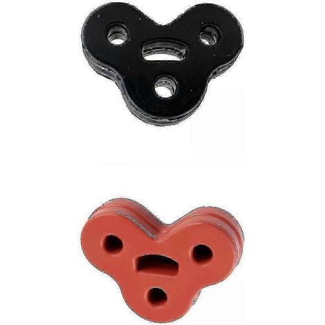 2 supports de fixation en caoutchouc pour silencieux arrière Jaguar XF X250 2008-2018-ZZY (1/5)