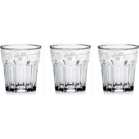 Set 3 Bicchieri da Cocktail in Vetro Medina Neon 269 cc Cerve (1/2)