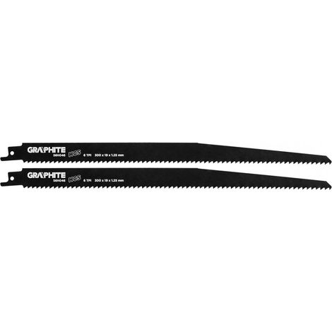 Sägeblatt Graphite 56h046 HCS 300 mm 6 Zähne 2er Pack (1/2)