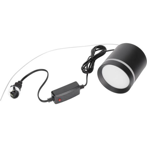 Lampe de réservoir de poissons d'eau salée à spectre complet pour réservoir de poissons d'aquarium planté de corail noir ZY-K2 prise britannique 220V (1/5)
