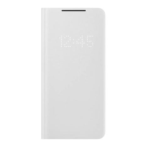 Cover per Samsung EF-NG996PJ S21+ G996 grigio chiaro/grigio chiaro con LED. (1/4)