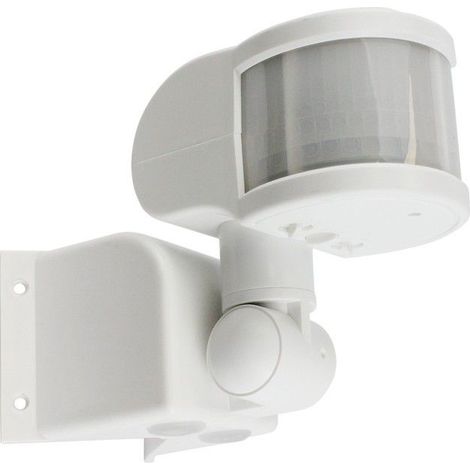 Barcelona Led – Détecteur de mouvement infrarouge PIR d'angle IP44 – Angle de détection 270° – Plage de détection 12m – Capteur crépusculaire réglable (1/5)