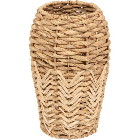 Vaso rotondo in giacinto d acqua h35cm marrone - Atmosphera créateur d'intérieur