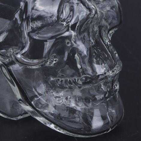 Verre à cocktail crâne transparent innovant pour vin et boissons