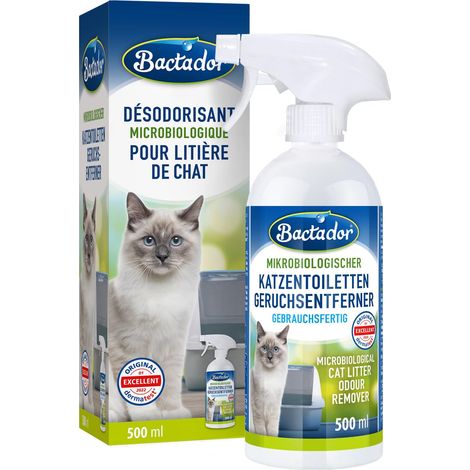 Enzyme Cleaner Spray pour litière pour chats 500ml - Desodorisant litiaire chat - Détachant microbiologique - Anti odeur - Nettoyant enzymatique - Neutraliseur d'odeur (1/5)