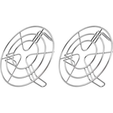 Set aus 2 dreieckigen Dampfgareinsätzen aus Edelstahl 304, Airfryer-Gitter, 19,5 cm (1/5)