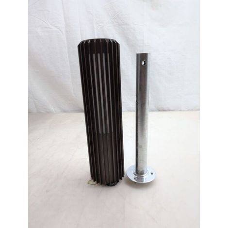 [NEUWERTIG] B-Ware Nordlux Sockelleuchte Aludra 45 Seaside Gartenleuchte dimmbar braun metallic (1/2)