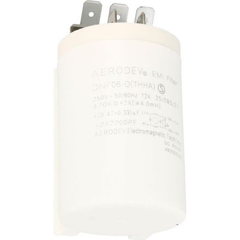 FILTRE ANTI PARASITE POUR LAVE LINGE MIDEA - 17438100001354 (1/2)