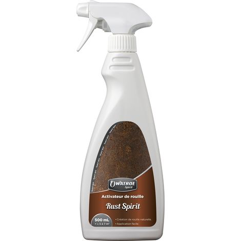 Activateur de rouille Rust Spirit 500 ml – Antirouille pour métal – Effet décoratif immédiat – Application facile au pulvérisateur – OXI (1/5)