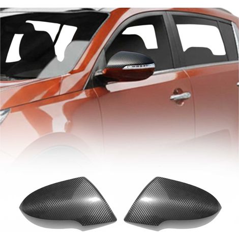 Coques de Rétroviseurs pour Kia Sportage 2010-2015 en Carbone Noir (1/5)