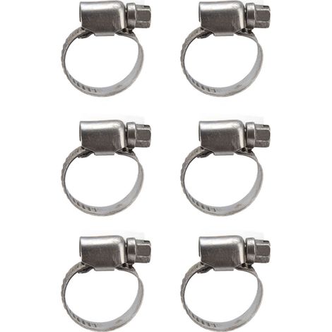 Collier de serrage à vis sans fin 30 pièces, inox 304, réglable 13-23 mm, pour tuyaux d'essence et tubes, style allemand. (1/5)