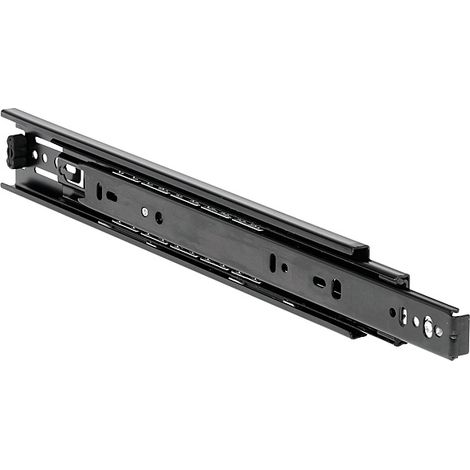 Coulisses à billes - charge 48 kg - sortie totale - Pour tiroir montage latéral - DB3832B 700 mm - ACCURIDE (1/4)
