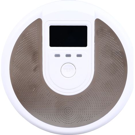 2-in-1-Rauchmelder mit Batteriebetrieb, effektive Erkennung, intelligente Alarmfunktion für Ihre Heimsicherheit (1/5)