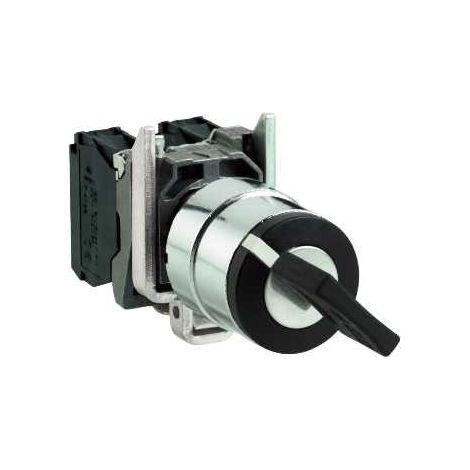 Harmony XB4 - bouton à clé 455 - Ø22 - 3 pos fix - retr GCD - 2F - vis - XB4BG03