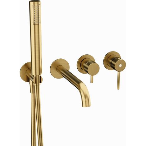 Conjunto Empotrado Bañera Sirio Oro Con Kit - GME (1/2)