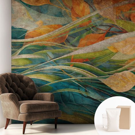Carta Da Parati - Fotomurale In Vlies - per Decorazione pareti - Per La Cucina Camera Da Letto Per La Soggiorno Paesaggio autunnale 250x250 cm (1/5)