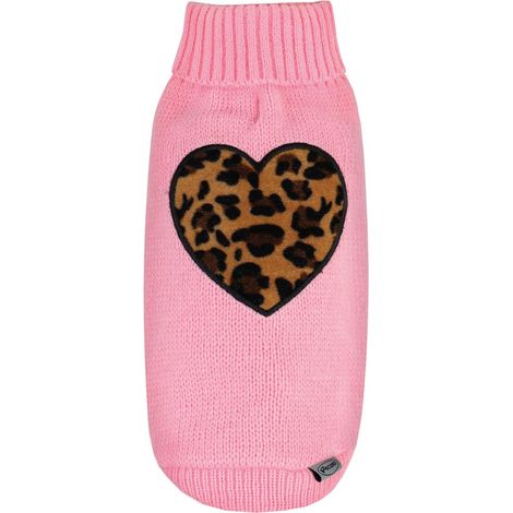 Maglioncino con collo alto e patch effetto peluche modello Posh per cani: XXS - beige