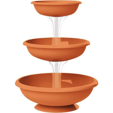 CIOTOLA PER FIORI 'FONTANA' Ø cm 30/40/50 - bianco