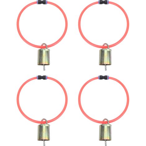 Haustierhalsband mit 4 Teilen, automatischer Klingel und komfortablem Gummi für den Bauernhof