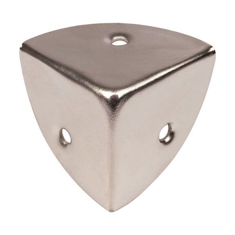 Monin – Charnière pour meuble en acier nickelé 30 mm – Charge maximale 50 kg – Pour bois dur et teck – Vissage rapide en série (1/4)